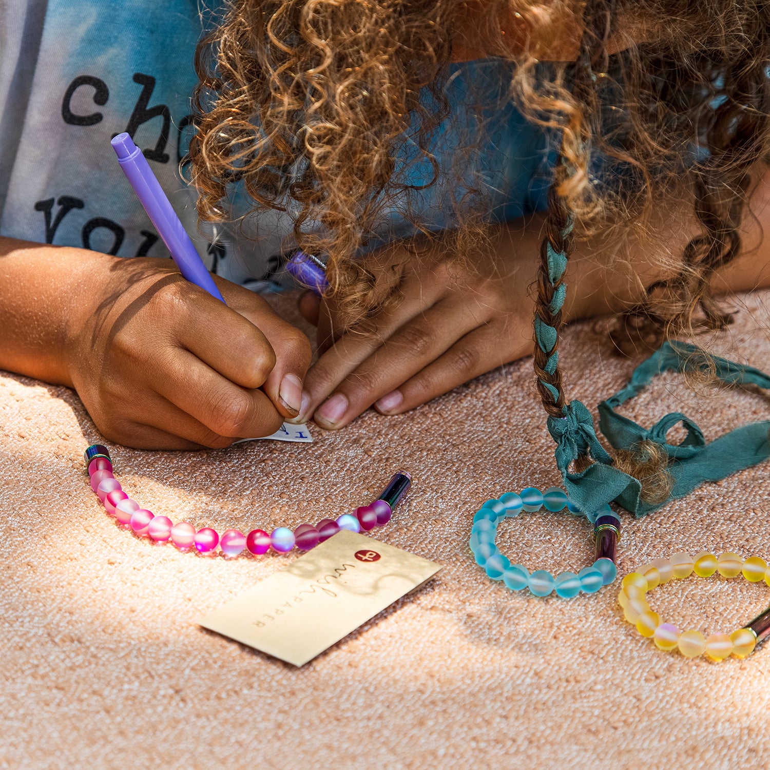 Beads Bracelets for Kids (Pack of 5 Bracelet) : Rainbow Bliss Kids Bracelet  Set for Girls and