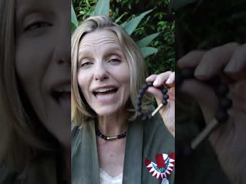 How to video to use Black lava rock intention beads adding essential oil for aromatherapy